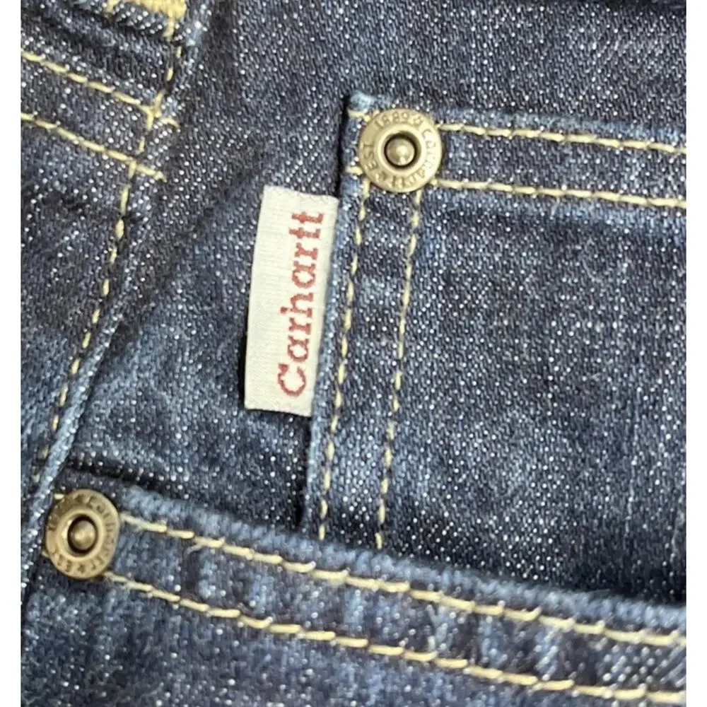 Carhartt Women's  Jeans - Dark Blue - Picture 4 of 7